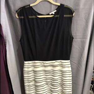 Black and Cream Dress